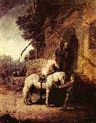 Rembrandt van rijn The Good Samaritan. Spain oil painting artist